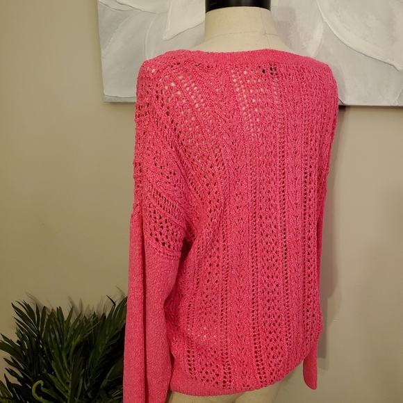 Hot Pink Super Soft Sweater - Picture 4 of 6